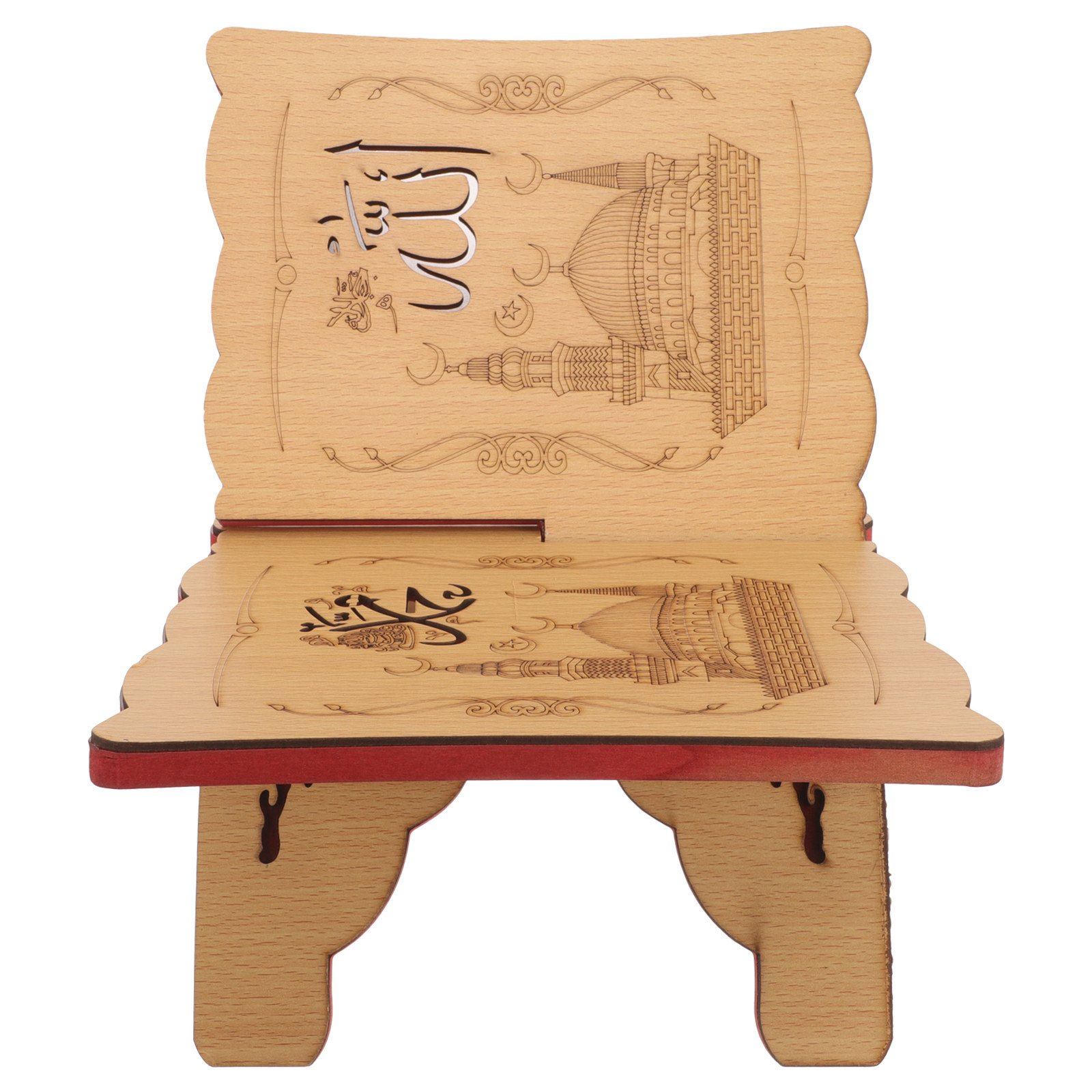 Magazine Holder Rack - Деревянная подставка для Корана, многофункциональная настольная