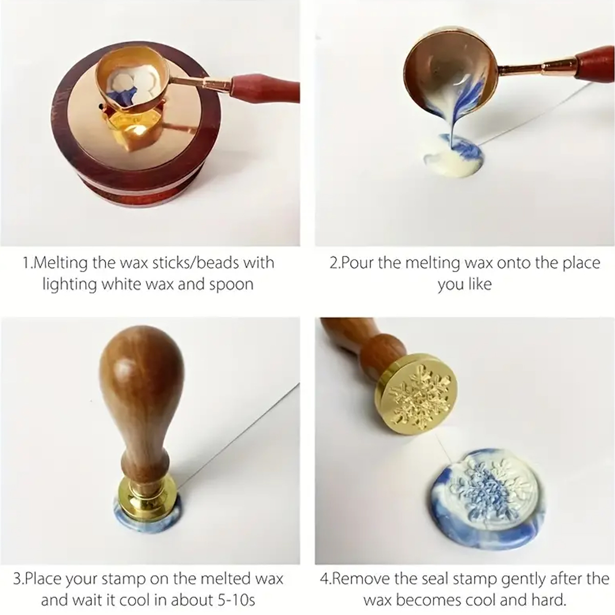 100 шт./упаковка, набор бусин  – обзор и цена Wax Seal Stamp Set