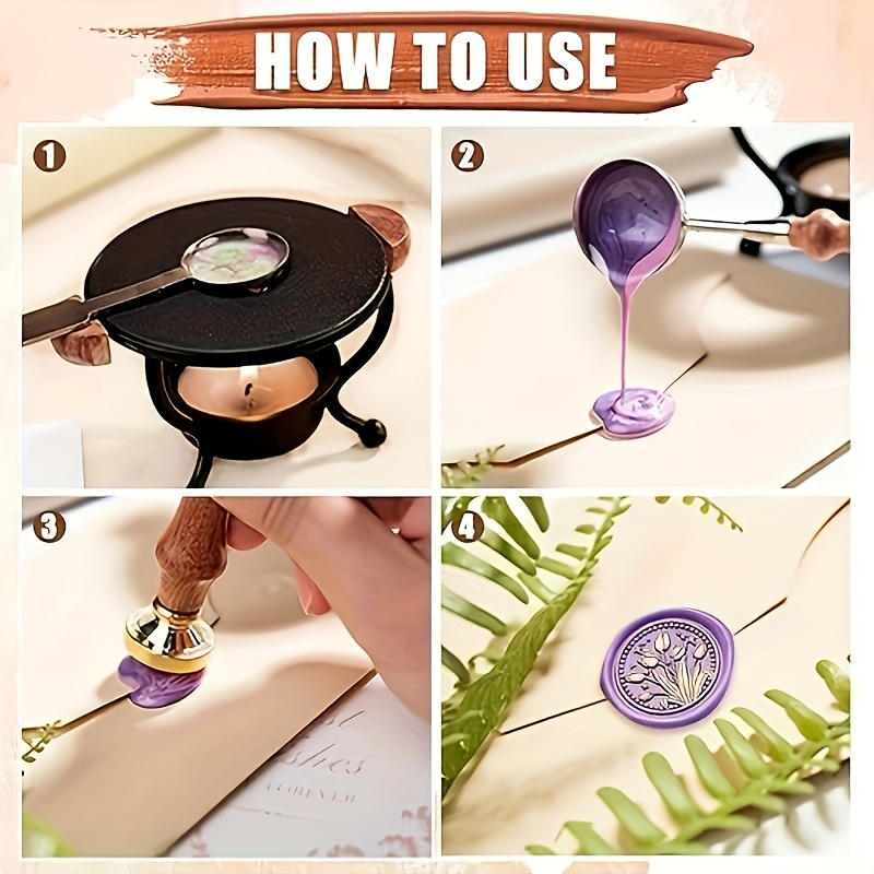 Набор из 21 шт. восковых печат – обзор и цена Wax Seal Stamp Set